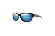 Tonic Tango Polarised Sunglasses with Glass Blue Mirror Lens and Black Frame