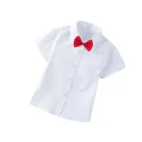 在飛比找Yahoo奇摩購物中心優惠-Baby童衣 短袖襯衫 兒童折袖上衣 88672