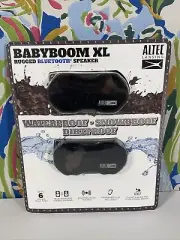 Altec Lansing BabyBoom XL Everything Proof Rugged Bluetooth Speaker 2-Pack
