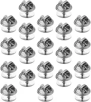 Cabilock Clutches 150 Sets Butterflies Clutch Rubber Pin Backs Lapel Pin Backs Clutch Backings Pin Cap Keepers Replacement for Brooch Tie Hat Badge Metal Ties