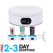 Compact Motorized Turntable Display for Tumblers – Perfect for Craft Projects!