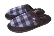 Cobian Men's Log Cabin Mule Clog Slippers Shoes Blue Plaid Sz. 8 M
