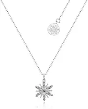 [Disney] Women's ANNA SNOWFLAKE NECKLACE Necklace, Multicolor, 45CM