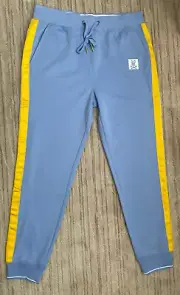 Psycho Bunny Mens Deco Blue Daniel Side Stripe Track Pants NWT XXL