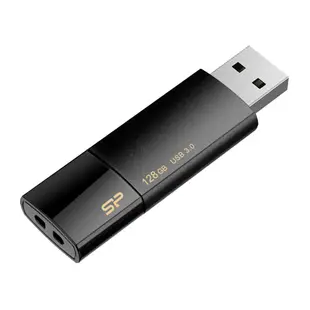 SP B05 128GB USB3.0 隨身碟 雙隻入 (藍/黑) 智慧滑推 不掉蓋 貼心吊飾孔 商務 廣穎