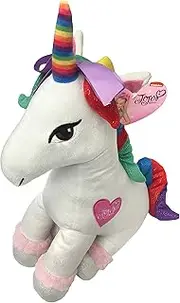 Nickelodeon JoJo Siwa Plush Sparkle Rainbow Unicorn 23" Pillow Buddy