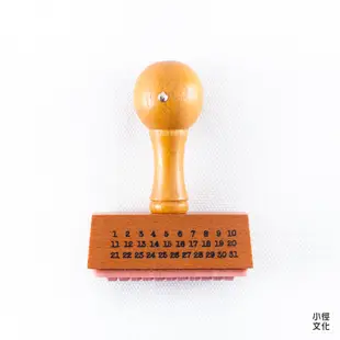 KODOMO NO KAO HANDLE STAMP 握把木頭印章 - 數字 (1641-005)