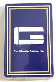 The Gleason Agency Deck of Playing Swap Cards card set NEW unused last name