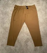 Under Armour Unstoppable Tapered Fitted Brown Pants 1352028-498 Men's Size 4XLT