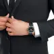 【MONDAINE 瑞士國鐵】evo2 時光走廊腕錶 黑面皮錶帶 瑞士錶(43120LB / 43mm)