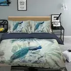 3D Blue Peacock Feather 265NA Bed Pillowcases Quilt Cover Duvet Andrea haase Fay