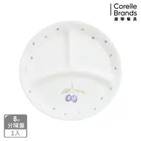 在飛比找momo購物網優惠-【CorelleBrands 康寧餐具】紫梅8吋分隔盤(38