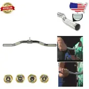 Versatile Aluminum Revolving Curl Bar Attachment for Functional Fitness Training