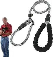 Dog Traction Rope | 4.9 FT Dog Lead for Large Small Medium Pets | with Comfortable Padding Grip Pet Pulling Harness