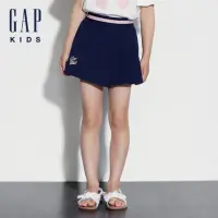 在飛比找momo購物網優惠-【GAP】兒童裝 Logo鬆緊褲裙-海軍藍(545487)