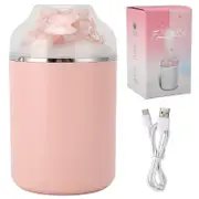 Humidifier Immortal Flower Shape Household Large Fog Volume Silent Essential Oil Diffuser HumidifierSakura Pink