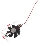 1Pc Black DC 18V Induction Cooker Cooling Fan Plastic Brushless Fan Cooling F WS