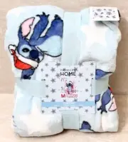 Disney Lilo & Stitch Plush Christmas Throw Blanket *Primark*-NEW
