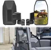 KATIMOTO Adjustable Side Rear View Mirrors for Polaris Ranger 1000 XP 570 900 17-24, Folding Rearview Side Mirrors for Polaris Ranger XP 1000 900 570 Crew Diesel 2017-2024 Accessories (2PCS)