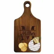 Personalized Walnut or Maple Cheese Cutting Block or Bread Serving Board