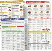 Low Carb Food List Printable,Low Glycemic Food Chart,Healthy Diet Food Chart | Laminated Grocery Foods List, Food Chart Meal Planner, Serving Size, Foods To Avoid, Calories, And Glycemic Index
