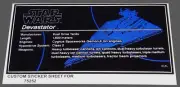 Custom Decal for 75252 Replacement Sticker for 75252