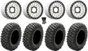 KMC Grenade Bdlk 15" Wheels Mh +10mm 32" Crawler XG Tires Commander Maverick