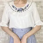 AXES FEMME 紫陽花刺繡上衣+長裙套裝（全新正品）