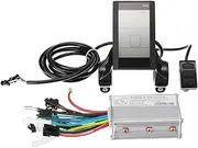 ZAPYVET 350w Brushless Motor Con 24V-48V Brushless Motor Control Unit LCD/Smart Display Scooter E-Bike Electric Bicycle Accessories Electric Scooter Display Screen(S830 LCD Display)