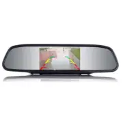 4.3 inch Car Video Monitor Auto Rear View Mirror LCD Screen 12V-24V Universal...