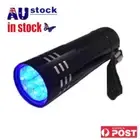 LED UV Black Light Torch Ultra Violet Gas Leak Forensic Blood Urine Detector