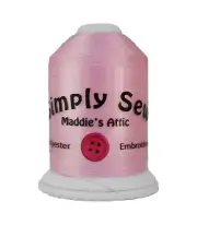 1100 Yards Pastel Pink Polyester Embroidery Sewing Thread FREE SHIPPING to US