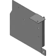 Blum B20K6001 Aventos HK MTN Cab L&R Face Frame Bracket - Silver