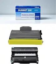 Summit Ink TN-2025 Toner & DR-2025 Drum Unit for Brother HL 2040, 2070N, MFC 7220, 7420, 7820N, FAX 2820, 2890, 2920, Fuji XEROX DOCUPRINT 203A, 204A