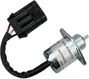 12V Engine Shut Off Stop Solenoid 6670602 Compatible For Bobcat 463 553 S70 S100