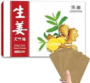(120pcs) Ginger Patch for Muscle & Joint Relief - Natural Heat Therapy for Back, Neck, and Joint Discomfort - Long-Lasting, Easy-to-Use, 6 Boxes of 120 Patches for Targeted Comfort