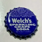 1x (Welch's Grape UNCRIMPED) Soda Bottle Cap Collector Great value nice cap
