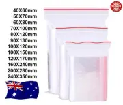 10-4000pcs Small Zip Lock Plastic Bags Reclosable Resealable Zipper Australia OZ