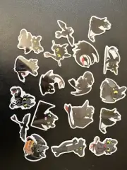 17 Count How To Train Your Dragon toothless Stickers