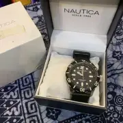 Nautica Diver s Watch Black Water Resistance 100m
