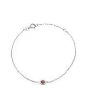 Classic 14K 0.10 ct. tw. Pink Tourmaline Bracelet
