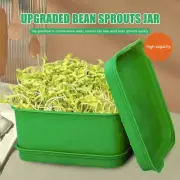 Bean Sprouts Sprouting Tray Set Three Layers Lightweight Green Storage Tray