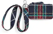 [Vera Bradley] Verabradley Womens Cotton Zip Id Case And Wide Lanyard Combo