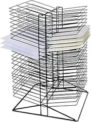 Art Drying Rack for Classroom,Studio Art Training Rack Drying Easel,Suitable for Office File Storage Box(50 Removable Shelves)
