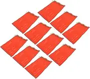 GRADENEVE 10pcs Reusable Mesh Storage Bags for Vegetables Capacity Drawstring Produce Bags Washable Onion Potato Storage Net for Groceries and