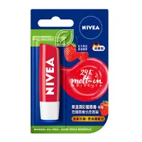 在飛比找蝦皮購物優惠-【NIVEA 妮維雅】果漾彩蜜唇膏 草莓