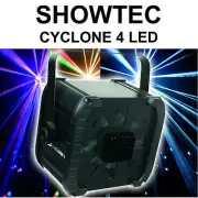 SHOWTEC CYCLONE 4 LED Multi Lens Laser-Sharp Rotating Beam FX