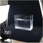 Photography Props Shooting Tray, Portable Food Cosmetic Storage Box, for Advertising Photo Posing Props(40x20x40cm)
