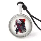 Siamese Fighting Fish Necklace Pendants Pewter Silver Jewelry JNP