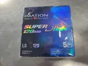 Imation Super Disk 120 MB Secured Encryption Technology 5 Pack LS 120